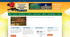 Desktop Screenshot of mendocountyfair.com